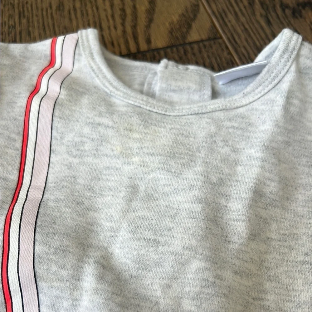 Gray Kids One Piece with Red Accents little marc jacob 6 months baby girl sale